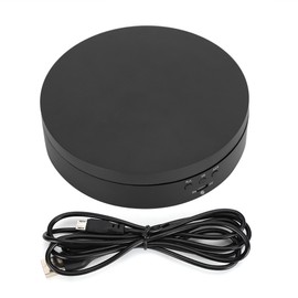 2‑4KG Load Bearing 3 Gears Two Way Rotating Turntable Display Stand for Jewelry Phone Black