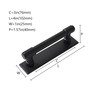 khtumeware 5 Pack 3 Inch(76 mm) Center to Center Black