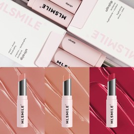 Lipstick Makeup Set for Women, 3pcs Long Lasting Nourishing Pink Magic Color Change Lipstick Set with Peach Gradient Package, Long Lasting Nutritious Lip Balm, Automatically Change Color