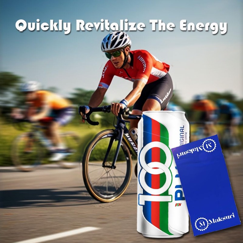 100 PLUS Isotonic Sports Drinks Hydration Maksuri Gym Towel Set