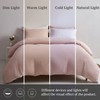 MILDLY Super Soft Duvet Cover - 100% Washed Microfiber Pink