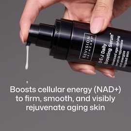 Revision Skincare D.E.J. Daily Boosting Serum, Suero Antioxidante Antiedad con Extracto de Brotes de Girasol, Energizante para la Piel, 30 ml
