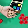 Left Right Center Dice Game Set, Include 3 1-inch Wooden