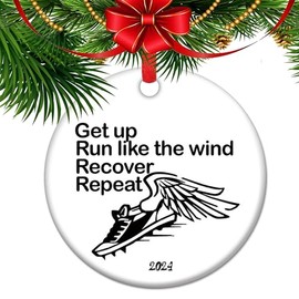 Runner Ornament, XC Running Gifts, Running Christmas Ornament 2024, Gift for Runner, Cross Country Gift, Running Gifts, Running Lover Motivational