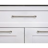 khtumeware 2 Pack Polished Nickel Cabinet Pulls 3-1/2 Inch(89MM) Hole