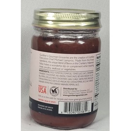 Gunther's Gourmet Cranberry Salsa with Habanero Peppers, Tangy-Fruity Flavor,12 ounce