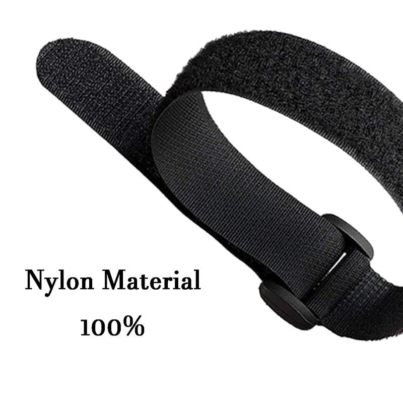 UONIKA 32 pcs 1-inch-wide Hook and Loop Cable Straps, 8"-12"-18"-24"-36"