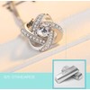 Stayoung Perla Collar Mujer Plata de Ley 925 con para