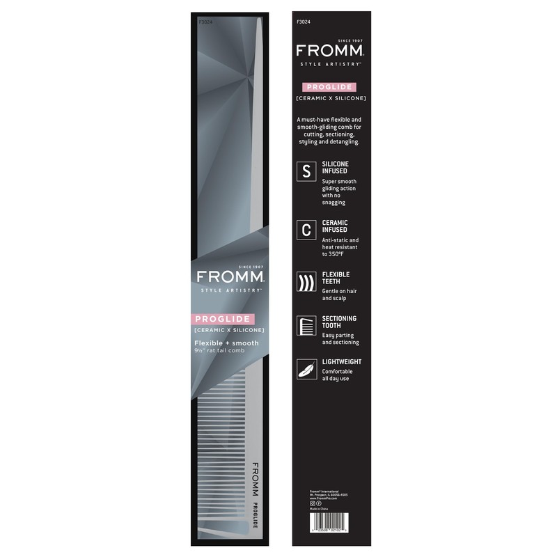 Fromm F3024 ProGlide 9.25" Rat Tail Comb