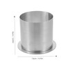 CAXUSD Drop-in Stainless Steel Trash Chute Grommet Round Countertop Waste