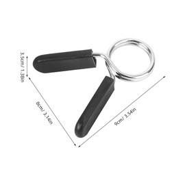 Homoyoyo 4pcs Barbell Collars 28mm Weightlifting Clips - Secure Locking Clamps for Dumbbells and Barbells - for Weight Training and Fitness Sessions