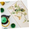 SHOWERORO Vintage Chinese Tea Towel Fleece Hand Towel Tea Napkin