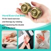 1.45in Baoding Balls Set Chinese Hand Massage Exercise Balls, Metal
