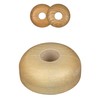2 Pieces Pipe Covers, Solid Wood, for Pipe diameters: 15mm,