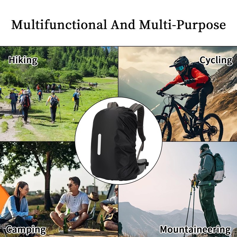 Ogetok Backpack Rain Cover Waterproof, Ultraportable and Durable with 2