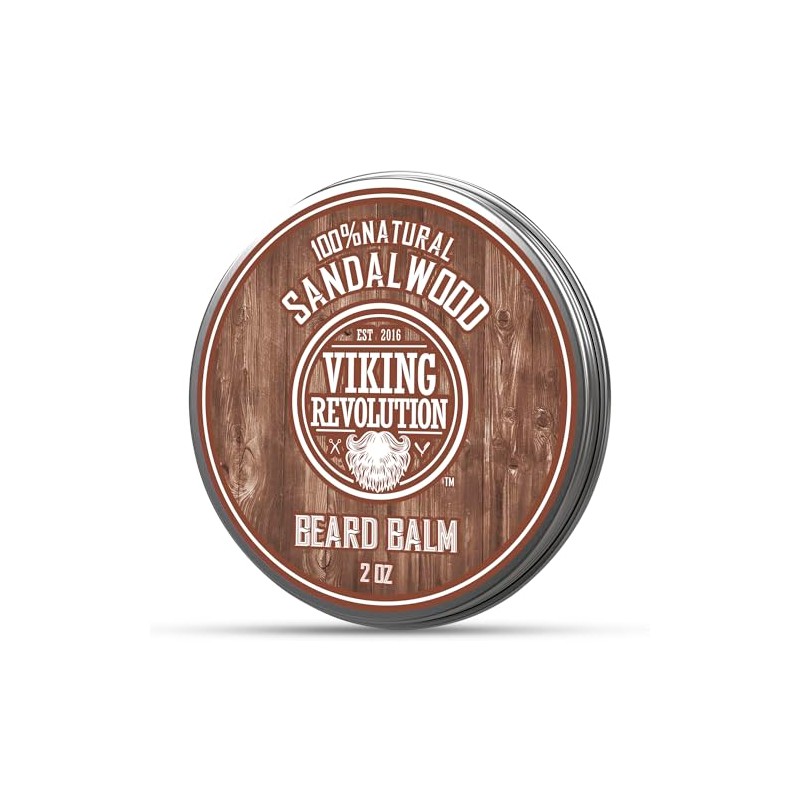 VIKING REVOLUTION Bálsamo para Barba con Sándalo - 100% Natural