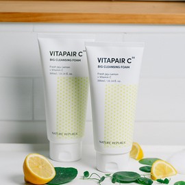 Nature Republic Tight Foam Nature Republic Vita Fair C Big Foam Cleansing 300ml, 2 pcs. / 쫀쫀 거품 네이처리퍼블릭 비타페어C 빅폼클렌징 300ml, 2개