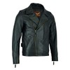A&H Apparel: Motorcycle Genuine Leather Jacket - Hand-picked Genuine Top-Grain