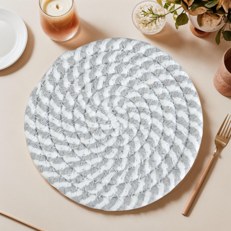Trivets for Kitchen Worktops, Genumix Non Slip Round Table Mats,