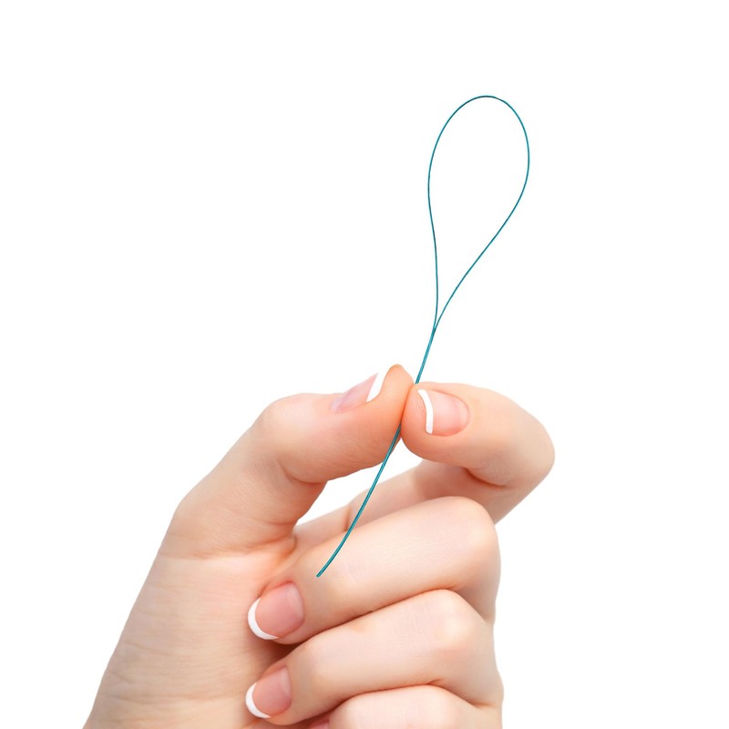 GUM EEZ-Thru Floss Threaders, Dental Flossers for Braces, Bridges, &