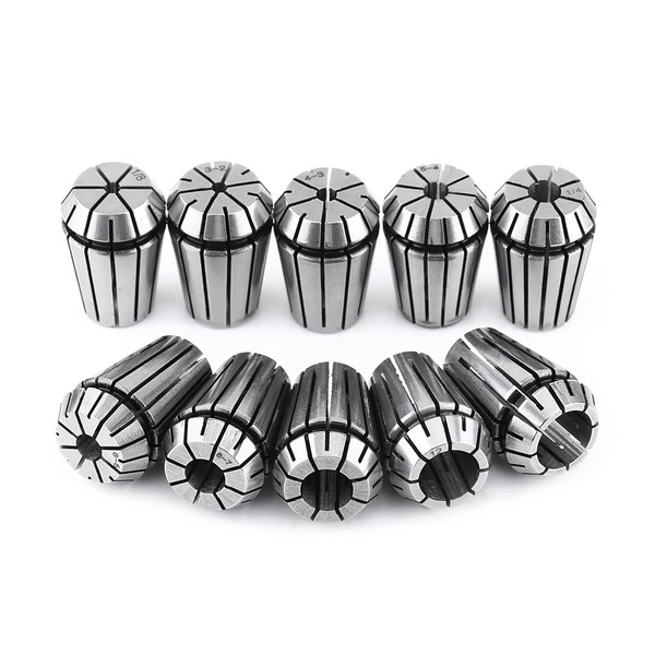 EVTSCAN 10Pcs ER20 Collet Set, with 3mm to 13mm Various