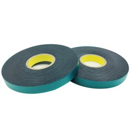 Ugold 8mil Thick 150 feet x 1/2'' Stretch Tie Tape Plant Ribbon Garden Green Vinyl Stake - 2 Pc