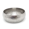 Carousel Home 15cm Stylish Silver Metal Kitchen Bowl | Round
