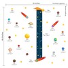 Growth Chart Wall Decals Space and Planets Solar System 33pcs