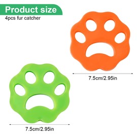 EBHO Pack of 4 Pet Hair Remover, Washing Machine, Cat Hair Remover, Washing Machine, Reusable Pet Hair Washing Machine