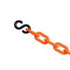 Plastic decorative safety security chain 10FT, Crowd Control Center (ORANGE+SHOOKS)
