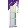 Snopake Extra Thick Repositionable Filing Index Tabs (37x50mm) with Ruler