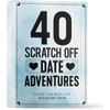 Date Adventures Scratch Off Couple Games for Anniversary, Engagement, Wedding