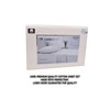 100% Cotton Percale Pillowcases King Size, Ivory, 2 Pillowcases, Crisp