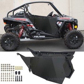 JENEROUMAN Pair Aluminum Iron Full Size Side UTV Doors for 14-22 Polaris RZR XP 1000 Accessories Turbo S Velocity High Lifter Trails Rocks FOX