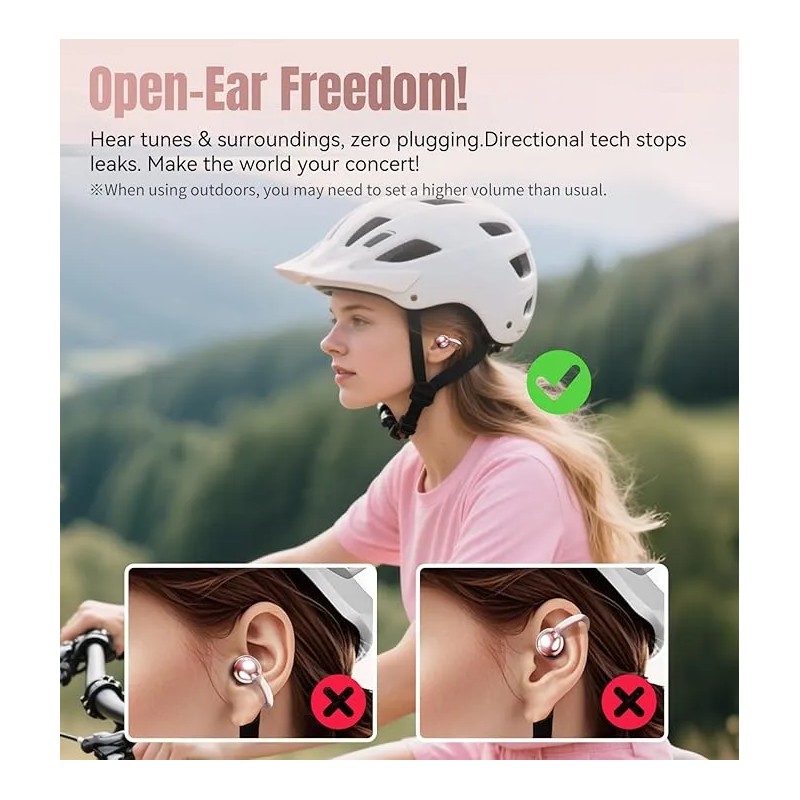 Trymiss K521 Audfonos clip Bluetooth In-ear Mini Corazn Auriculares Con