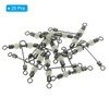 PATIKIL 3-Way Swivel 97lb 25 Pack Cross Line T-Turn Rolling
