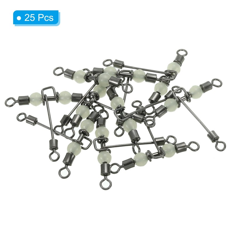 PATIKIL 3-Way Swivel 97lb 25 Pack Cross Line T-Turn Rolling
