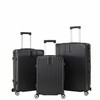 ROCKRAIN 3-Piece ABS Hard Shell Luggage Set: Modern Textured Finish