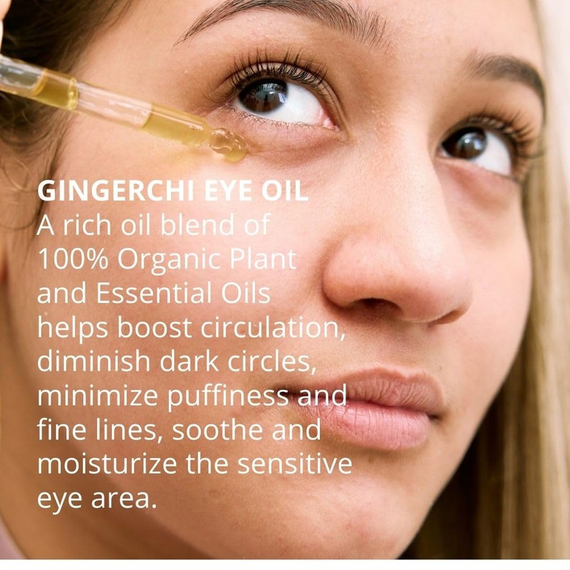 Ginger Chi Under Eye Brightener Serum Depuffing Dark Circles Under