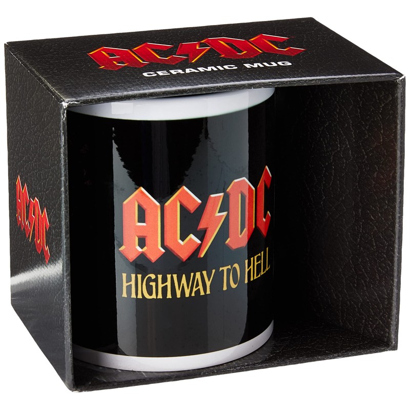 AC/DC Highway to Hell Tasse, Mehrfarbig, 1 Stück (1er Pack)