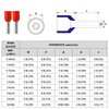XHF 1000 PCS AWG 22/0.5mm² Wire Ferrules Insulated Copper Crimp