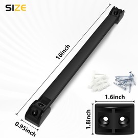 DGSL Magnetic Tool Holder Strip 10 Pack, 16 In Heavy Duty Tool Organizer Magnetic Strip, Tool Magnet Bar For Garage Tool Organization