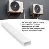 Flexible Straight Duct Line Set Cover 435 Decorative PVC Line