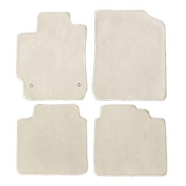 alxiang for Toyota for Camry 2007-2011 4pcs Nylon Floor Mats Carpets Front & Rear-Beige 128-0113