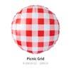 Red Gingham Balloons I Do BBQ Decorations Red and White