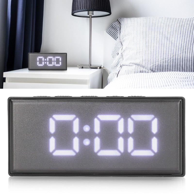 Digital Clock Energy Saving Backlight LED Mirror Digital Display Electronic