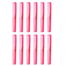Allegro Combs 400 - Peines de corte multiusos (12 unidades) (Rosa Neón)