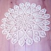 Phantomon 20 Inch Lace Doilies Placemats Handmade Crochet Round Coasters