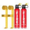 AmzBoom 2-Pack Fire Extinguisher Kit,Compact ABCK Spray for Home, Kitchen,