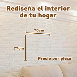 J.H. Company Pegatina De Pared De Espuma 3d Diferentes Patrones Tapiz
